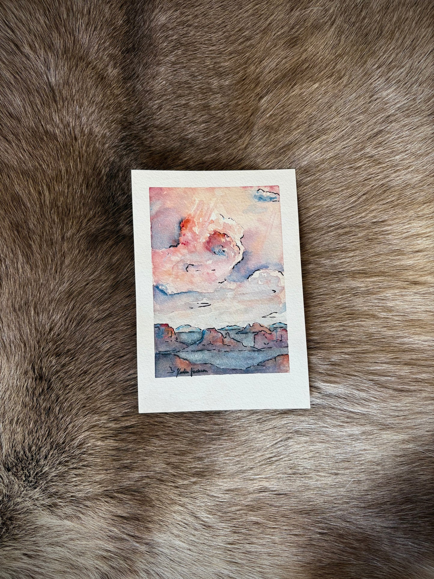 Clouds 5x7”