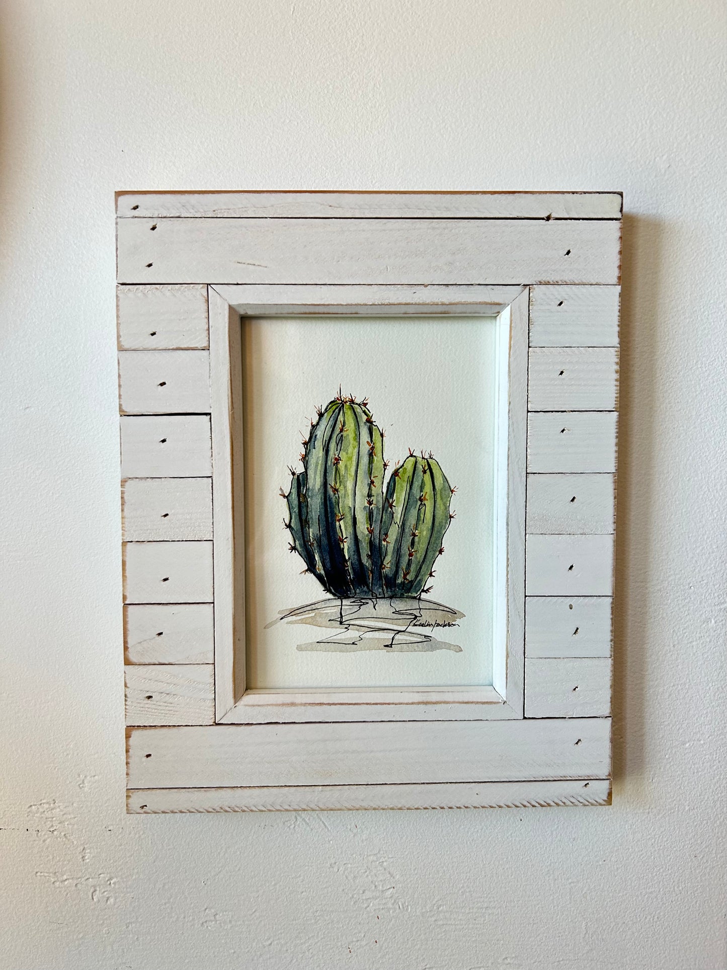 Cactus 2 Original 5x7"