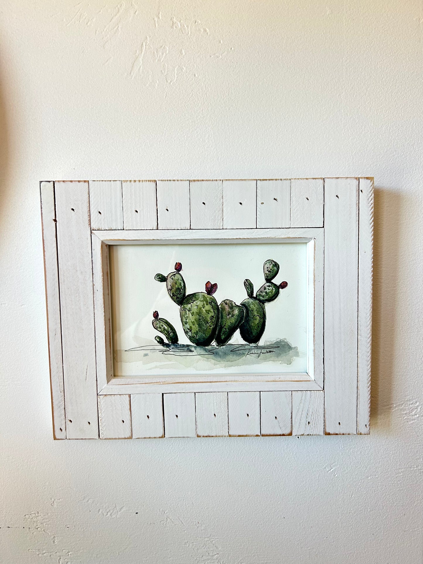 Cactus 1 Original 5x7"