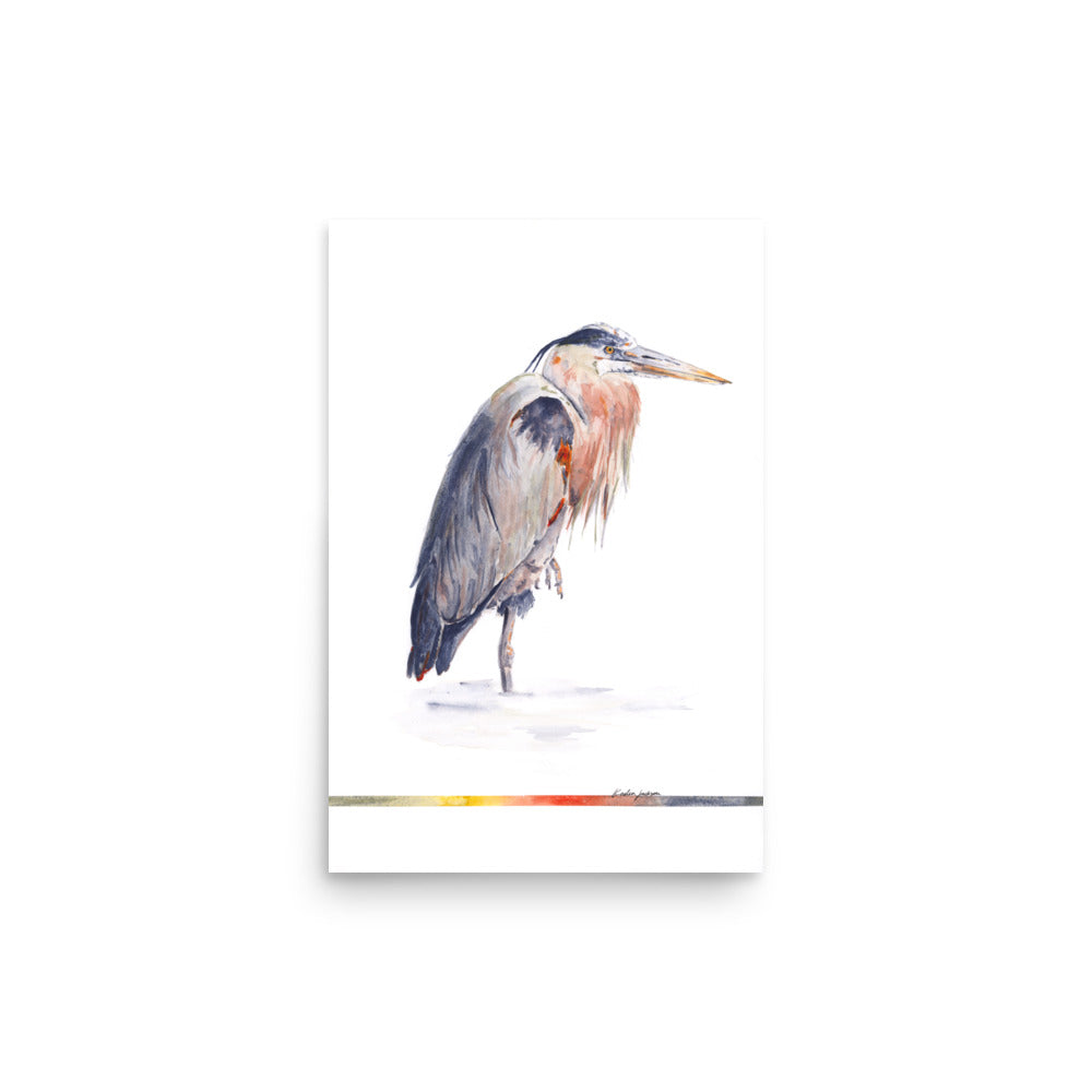 Great Blue Giclée Print