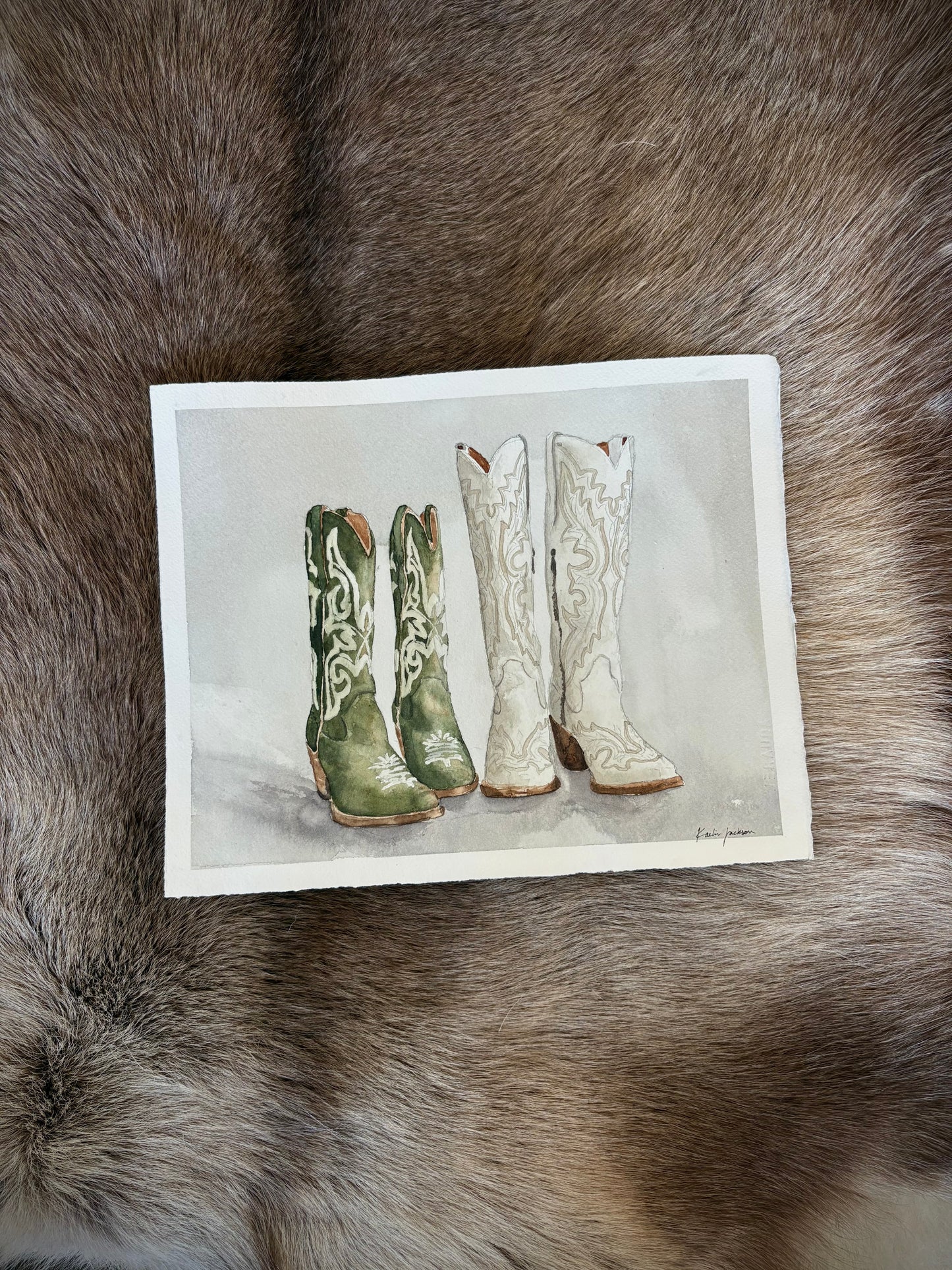 Boots 8x10”