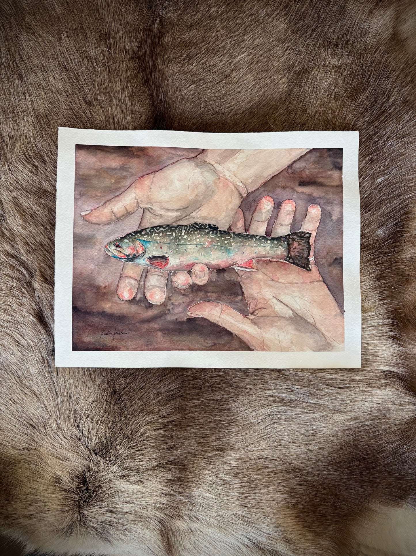 Trout 11x14”