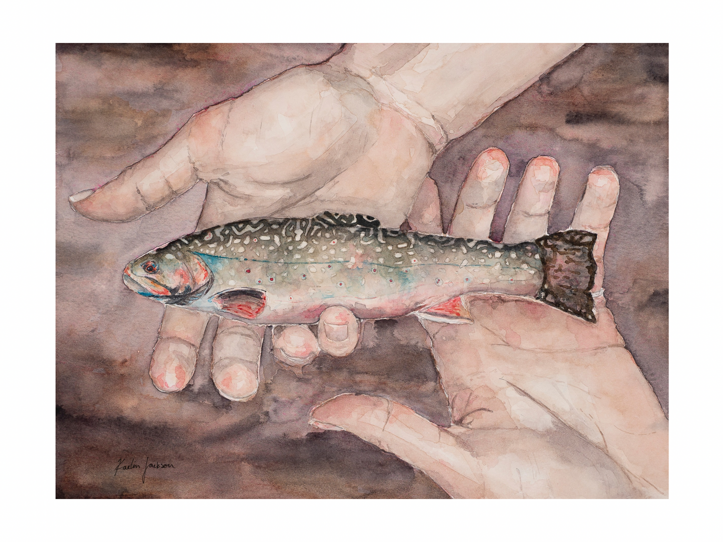 “Trout,” Print