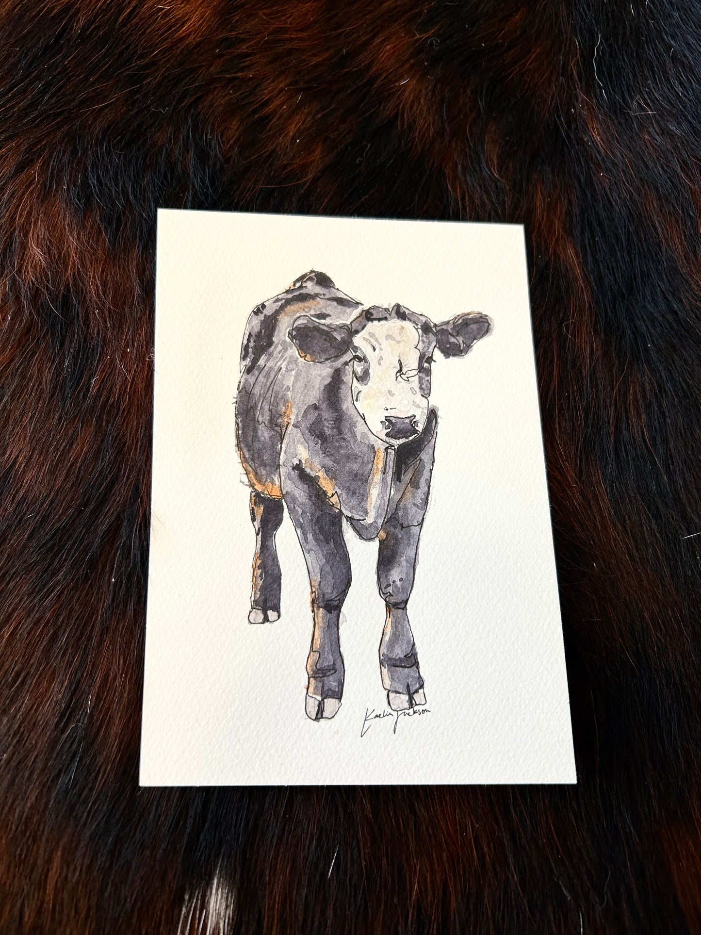 Custom Watercolor Animal Portrait