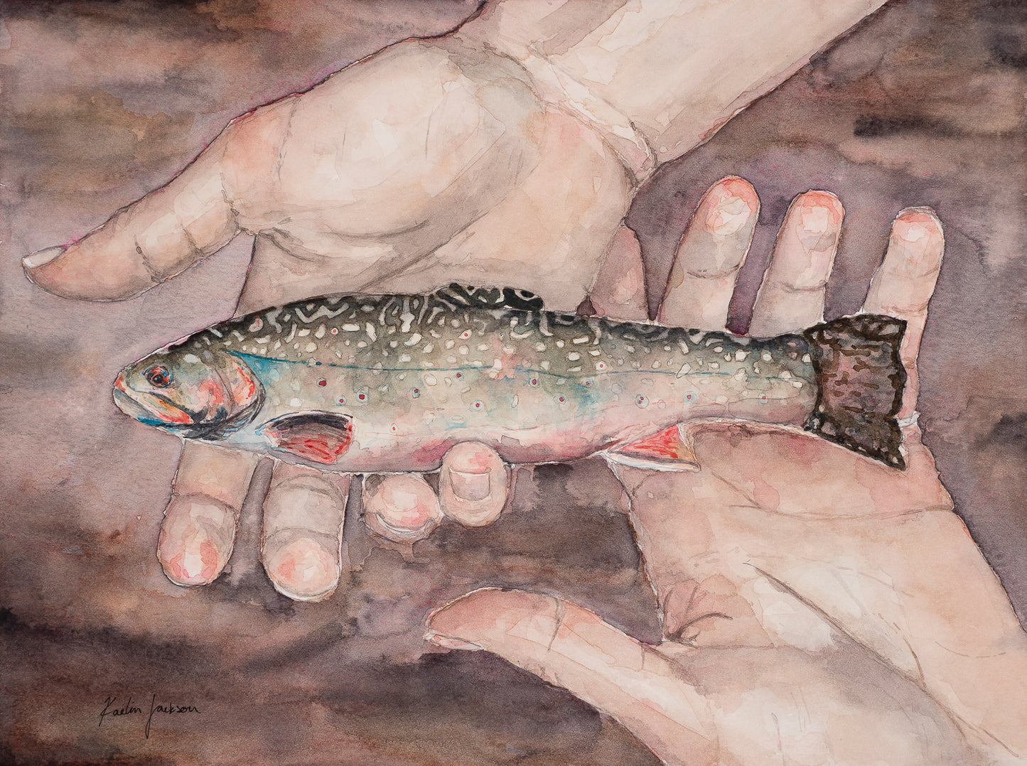 “Trout,” Print