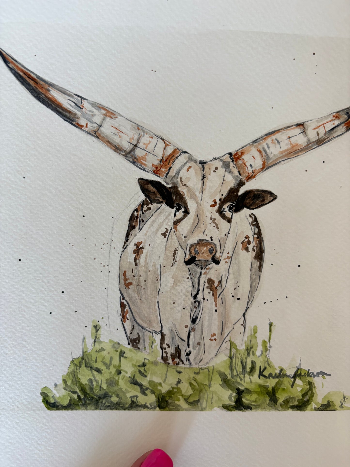 Watusi 9x12”