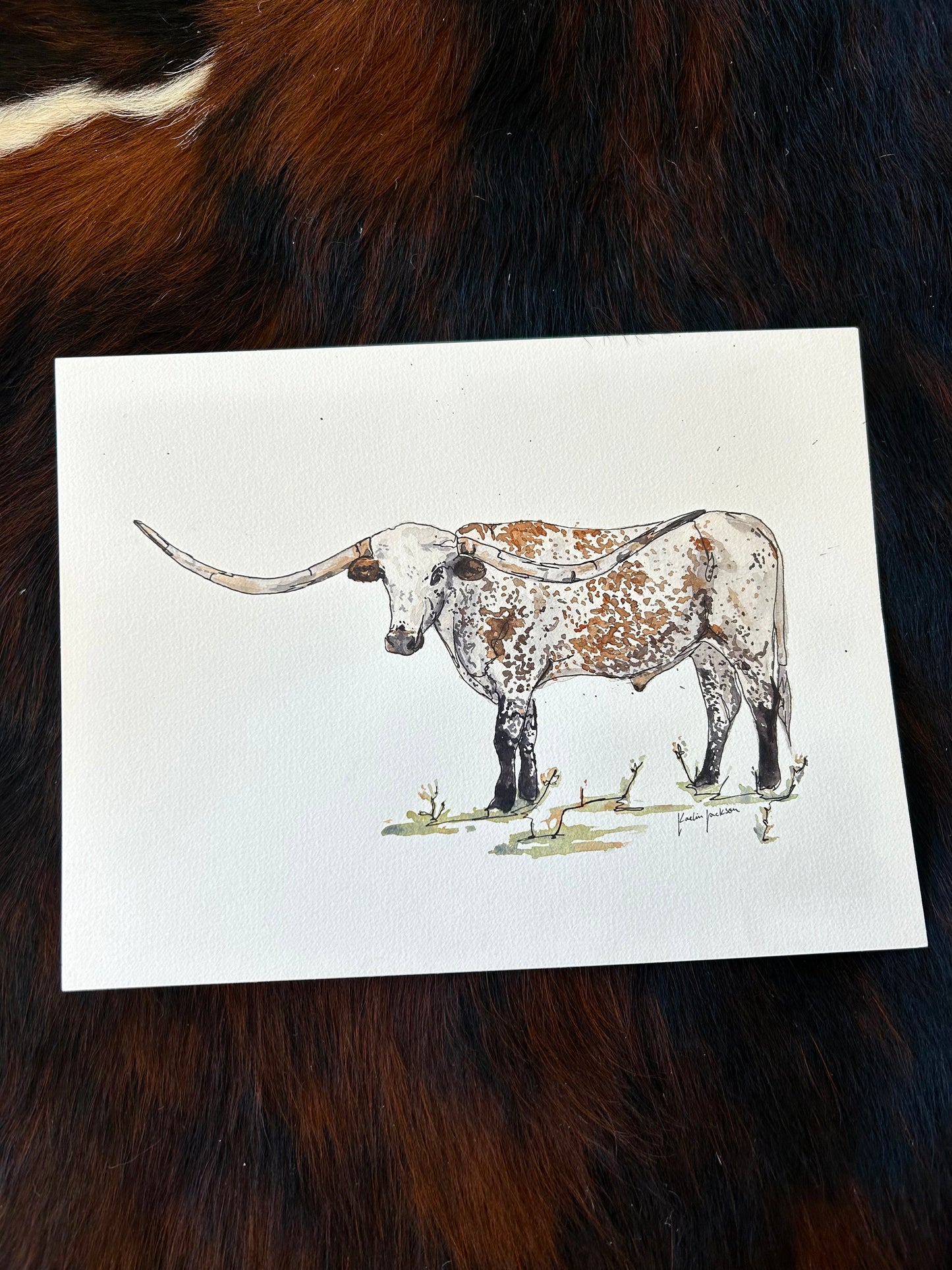 Custom Watercolor Animal Portrait