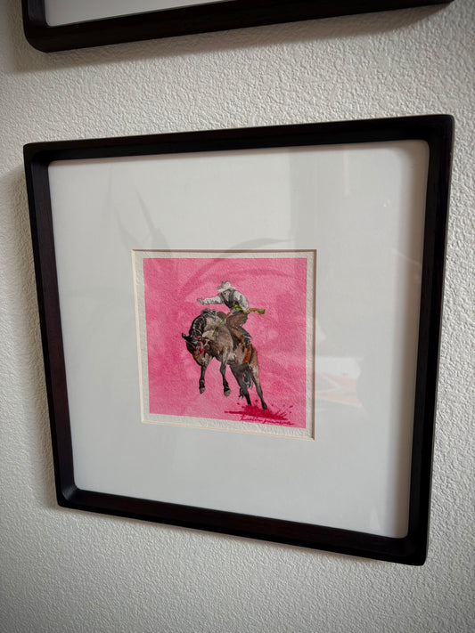 “Sky High,” 6x6” Framed Original