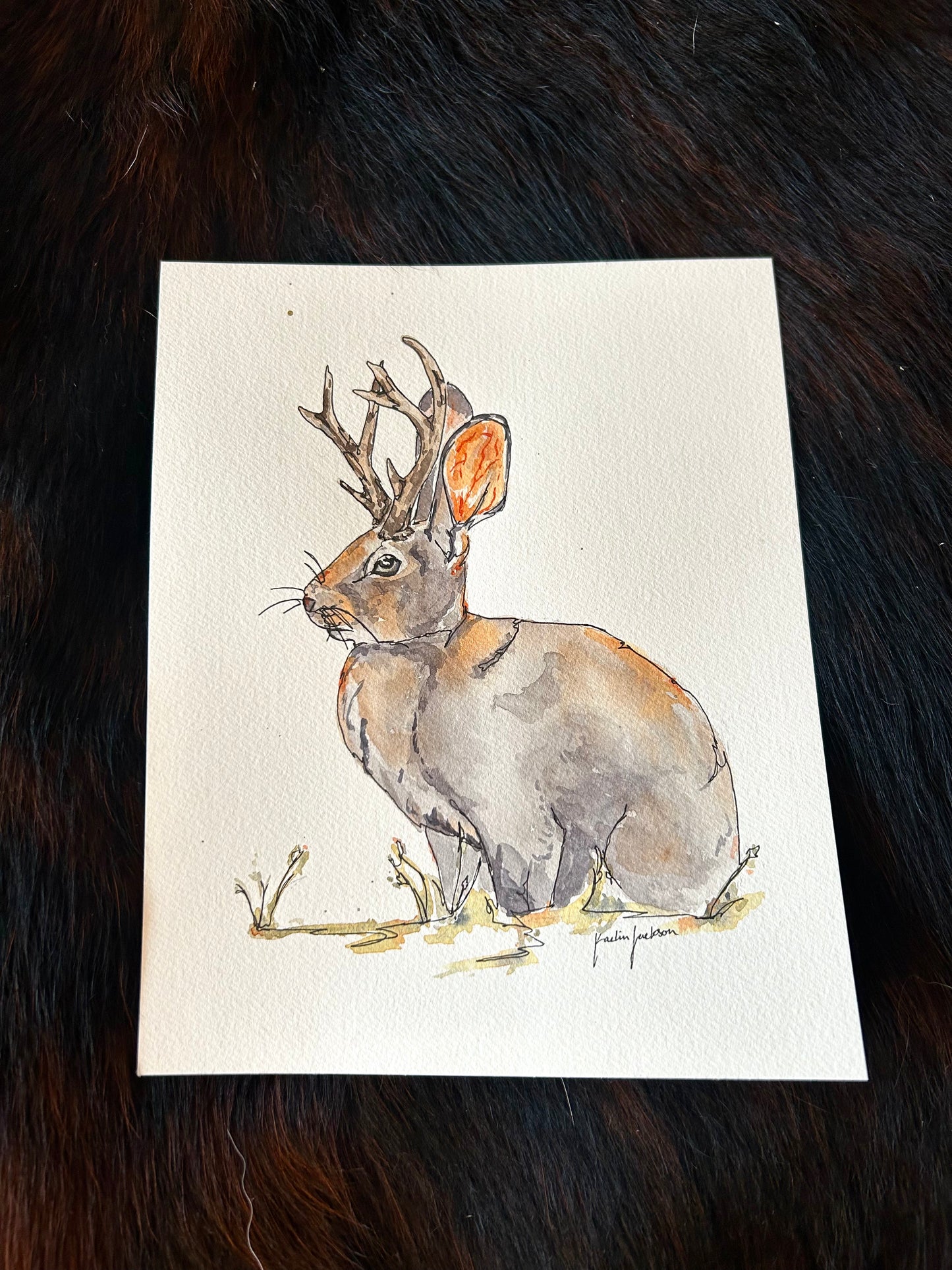 Custom Watercolor Animal Portrait