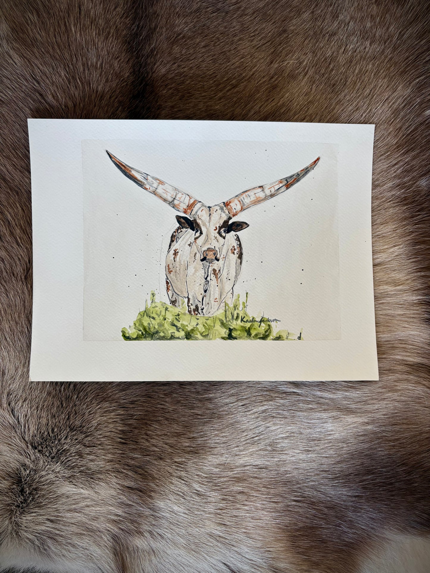 Watusi 9x12”