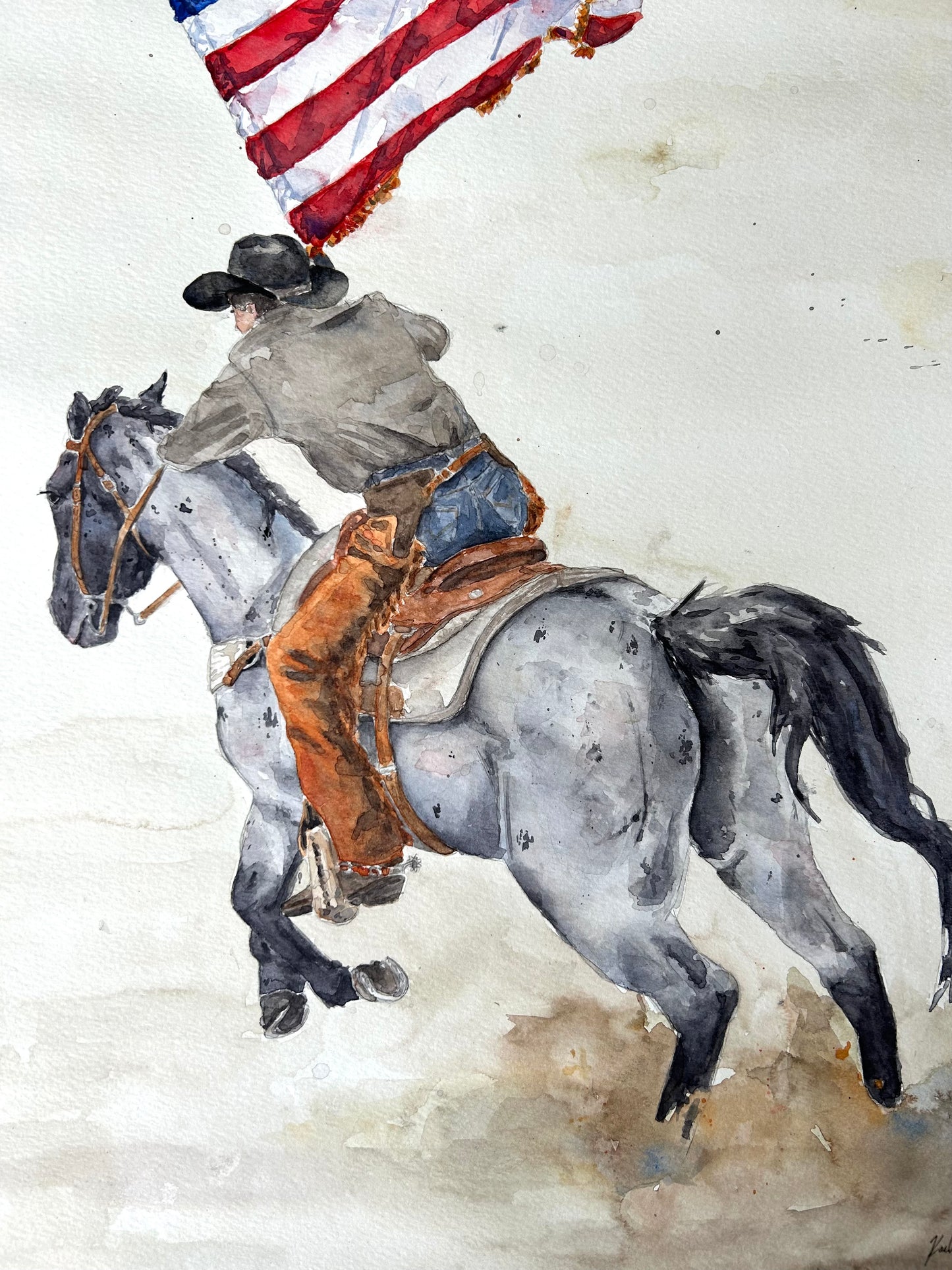 “Home of the Cowboy,” Giclée Print