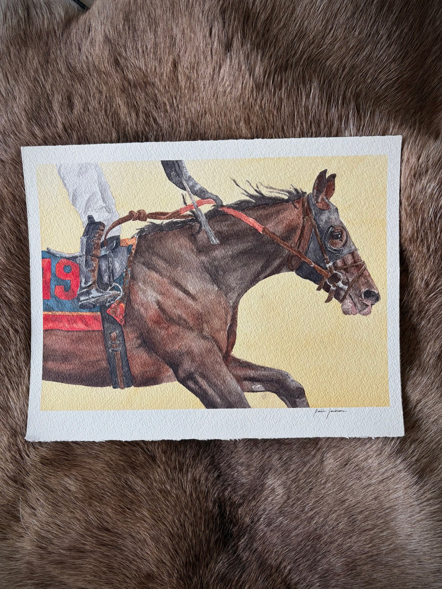 “Gold on Gold,” Original 11x14”