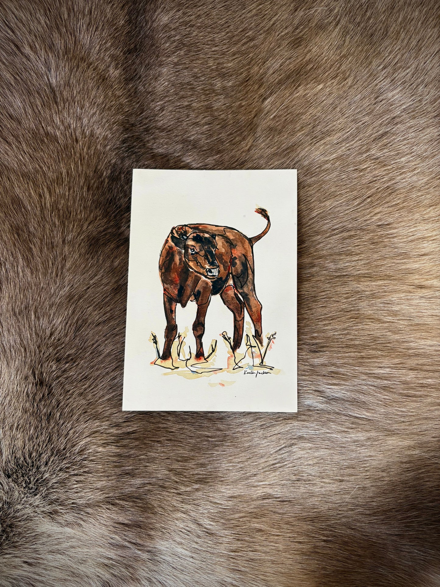 Baby Horns 5x7”
