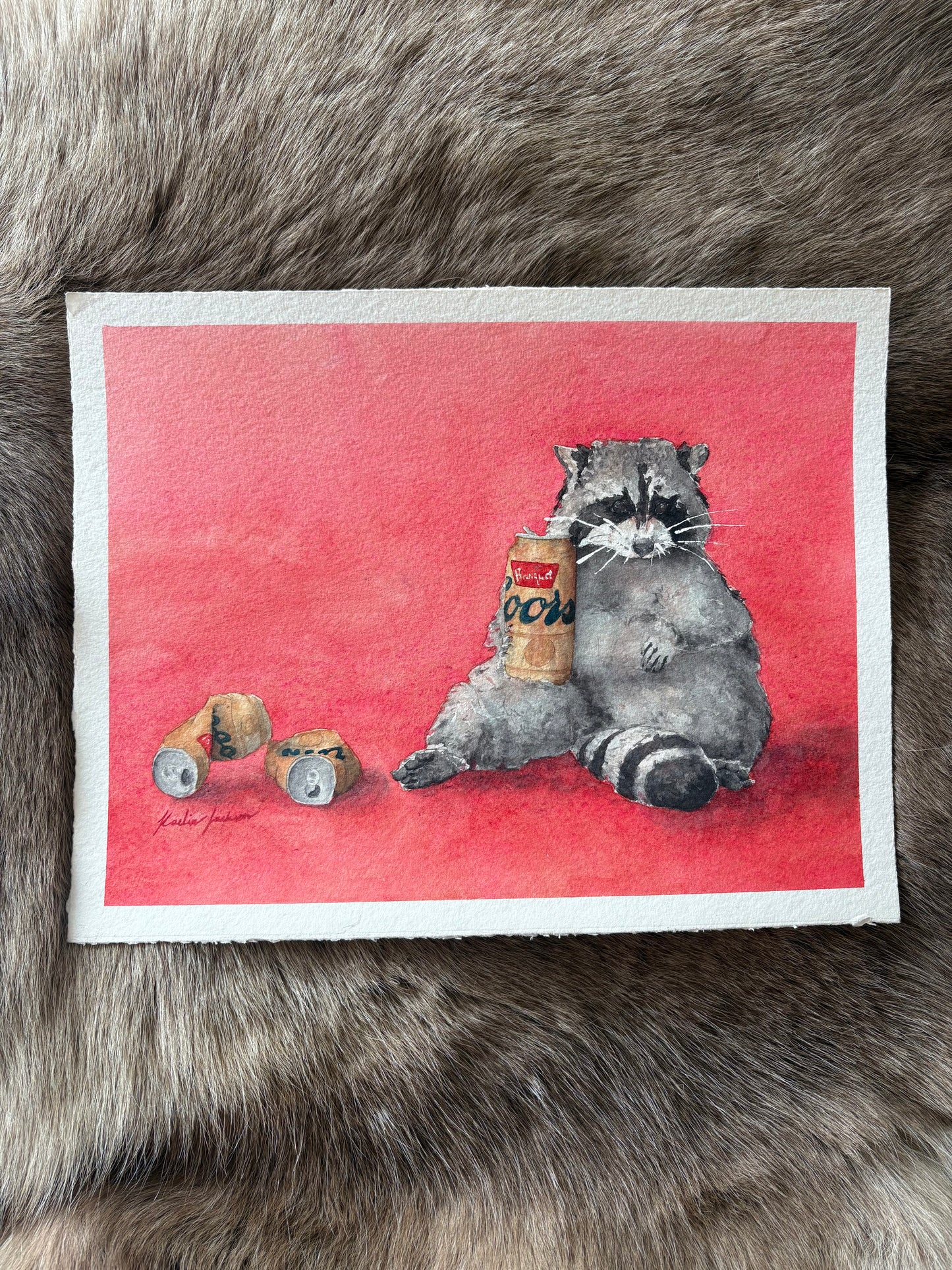 “Beer Bandit” Original 11x14”