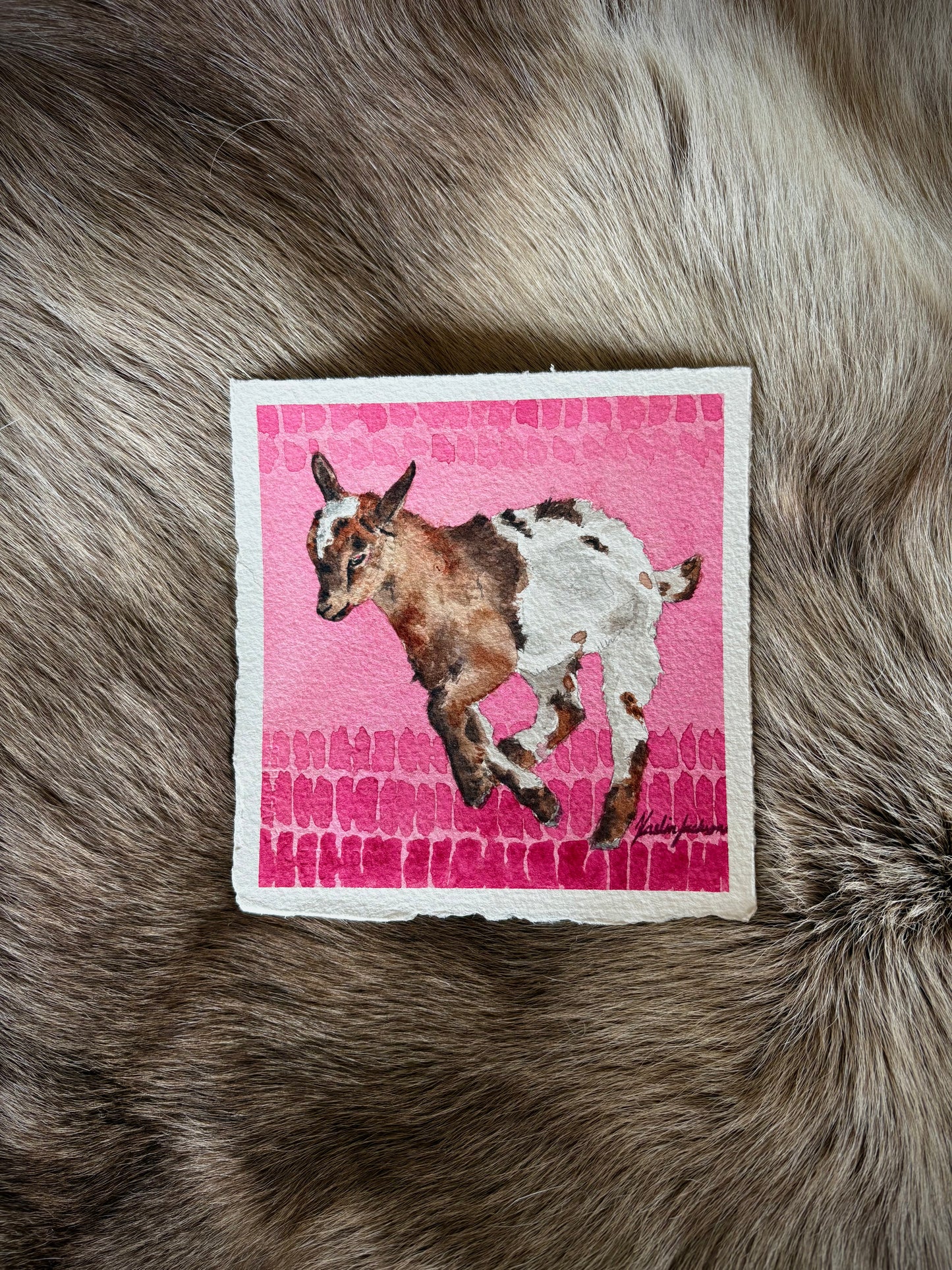 “Play Time,” 6x6”