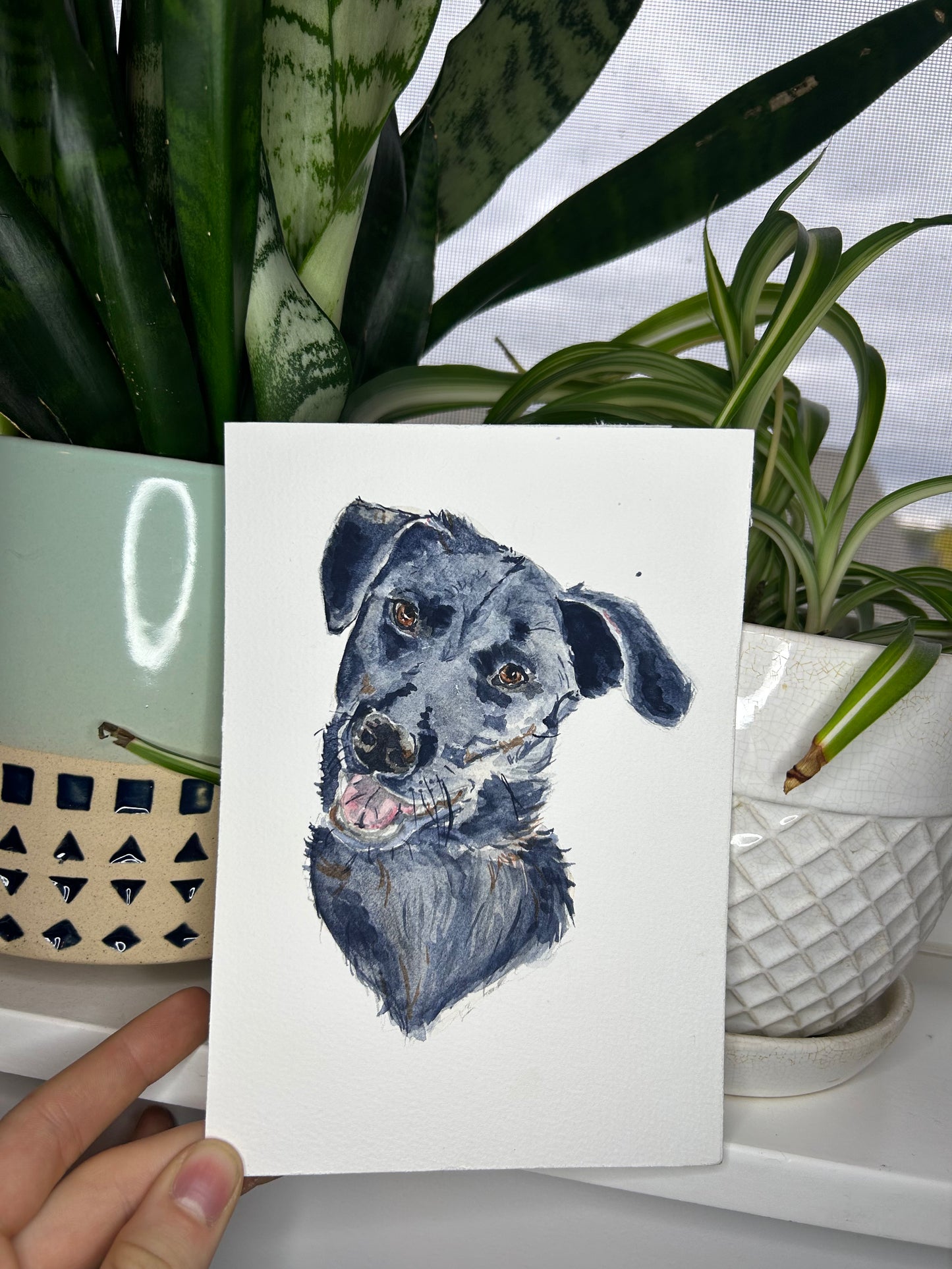 Custom Watercolor Animal Portrait