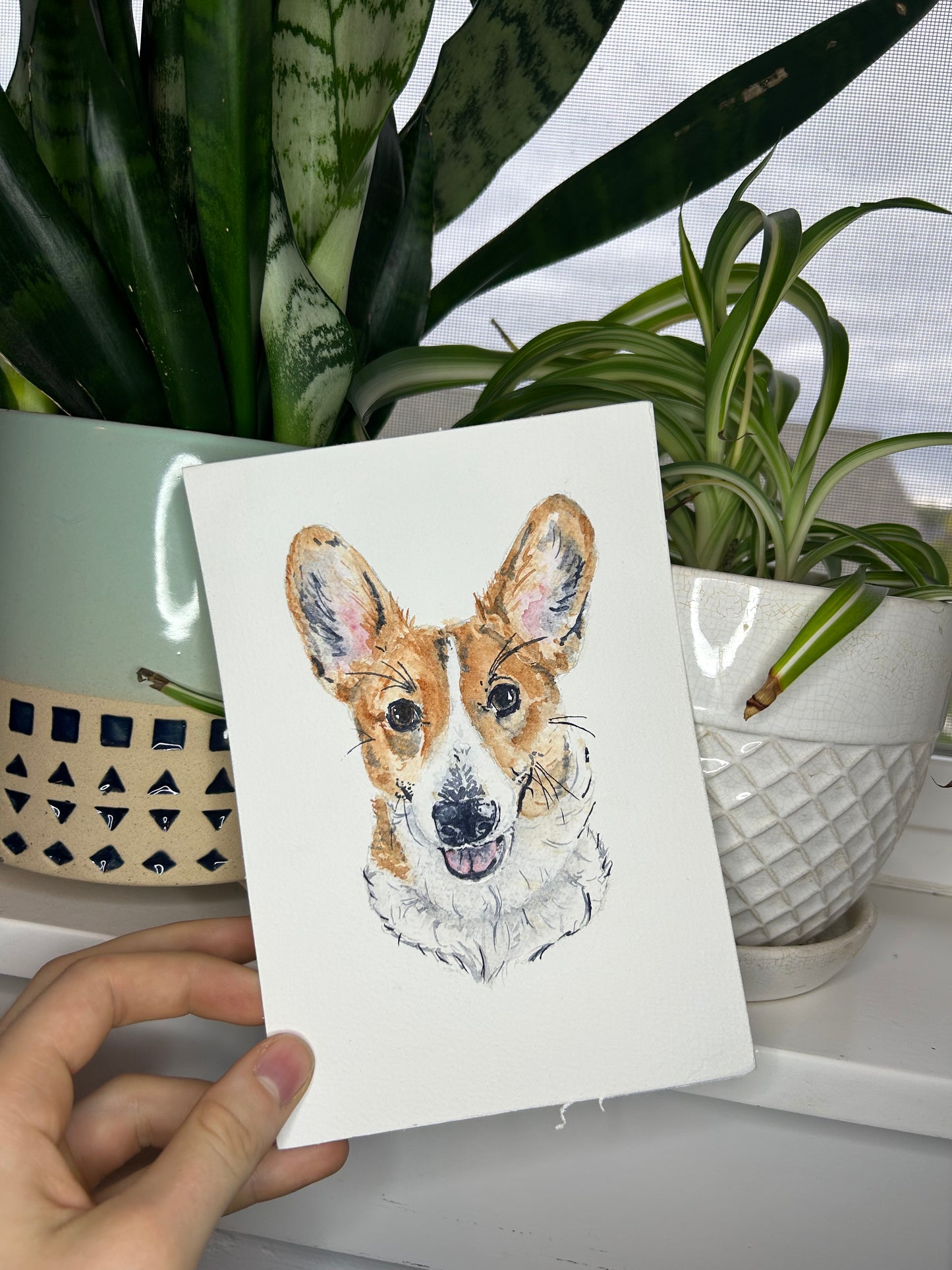 Custom Watercolor Animal Portrait